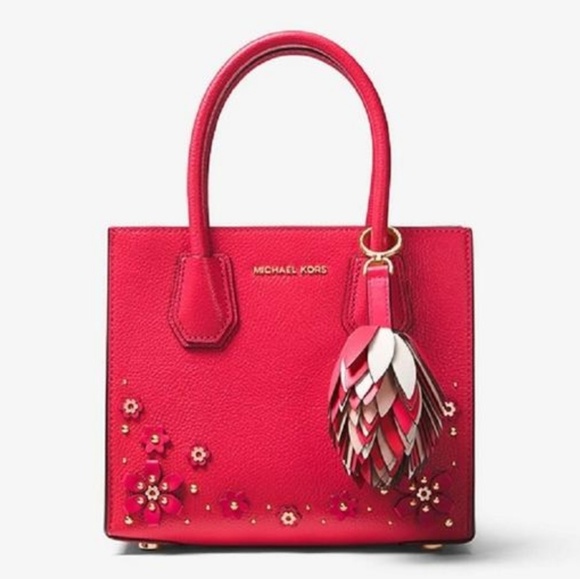 Michael Kors Pink Petal Bag Charm - Picture 2 of 4